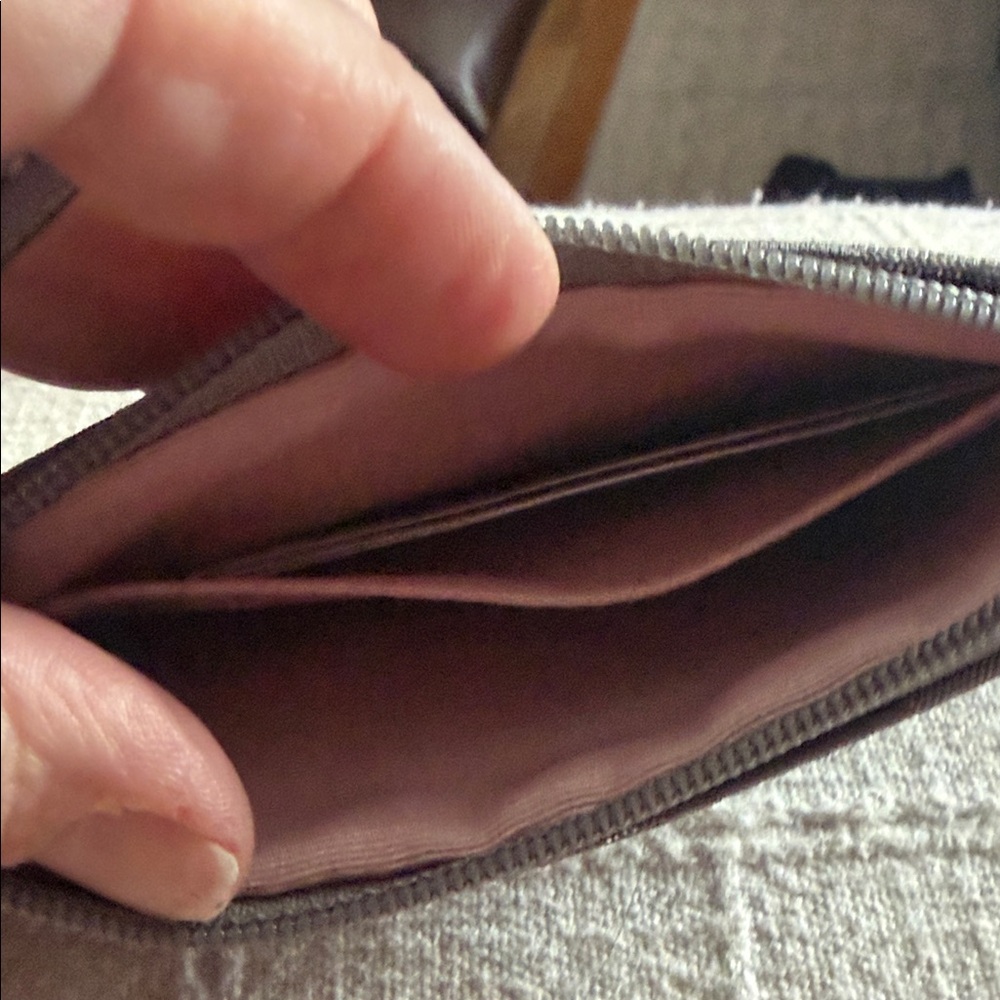 Coach Gray Signature Wristlet - Picture 5 of 7
